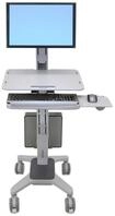 Ergotron TV-Standfu&szlig; Ergotron WorkFit-C Single LD mobiler Steh-Sitz Arb