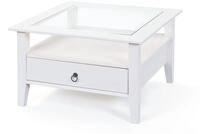 Inter Link Couchtisch Provence (1-St), Kiefer Massiv, Stauraum, BxTxH: ca. 75 x 75 x