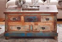 Couchtisch SIT "Riverboat", bunt, B:90cm H:47cm T:90cm, Tische, Couchtisch,...