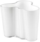 IITTALA Tischvase Vase 9,5 cm Alvar Aalto opalwei&szlig;