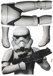 Komar Wandtattoo Star Wars Stormtrooper - Gr&ouml;&szlig;e 100 x 70 cm (4 St), selbstklebend,