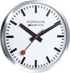 MONDAINE Wanduhr Mondaine A990.CLOCK.11SBC Wanduhr rot &Oslash; 25 cm