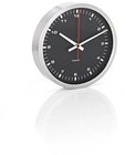 blomus Wanduhr -ERA- Design-Wanduhr, mit rotem Sekundenzeiger, Uhr aus Aluminium