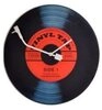 NEXTIME Wanduhr Nextime Wanduhr Vinyl Tab &Oslash; 43 cm