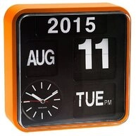 Karlsson Uhr Wanduhr Flip Mini Orange