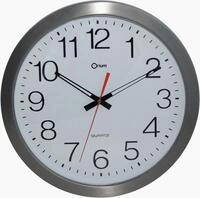 orium Uhr Wanduhr wasserdicht Edelstahl Durchmesser 35 cm