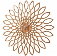 Karlsson Uhr Wanduhr Sunflower Holz