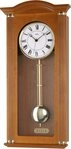 AMS Funk-Pendelwanduhr F5014/9 (Quarzuhr, Holz-/Glasgeh&auml;use, Erle