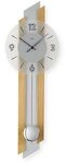 AMS Pendelwanduhr W7207/18 (Quarzuhr, Holzgeh&auml;use, Buche,Esszimmer,Wohnzimmer,Made