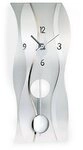 AMS Pendelwanduhr W7246 (Quarzuhr,Mineralglasgeh&auml;use,Esszimmer,Wohnzimmer,Made in