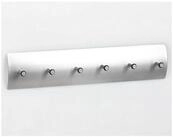 Zeller Present Schl&uuml;sselleiste Schl&uuml;sselboard, Edelstahl/Aluminium, silber, 34 x 7