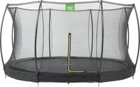 EXIT Gartentrampolin Silhouette Ground, &Oslash; 366 cm, mit Sicherheitsnetz