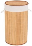 WENKO W&auml;schetruhe Wenko W&auml;schetruhe Bamboo mit W&auml;schesack, 55 Liter