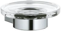 Keuco Seifenablage Plan, Breite: 11.1 cm, Mit Echtkristall-Schale - Verchromt