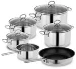 Kopf Topf-Set Merkur 6-tlg, Edelstahl (6-tlg), Kochtopfset Induktion, mit