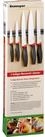Esmeyer Geschirr-Set Messerset AUREA 291-423 5-teilig Magnetleiste schwarz/rot