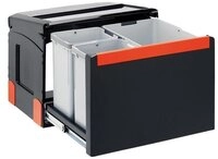 FRANKE Einbaum&uuml;lleimer Sorter Cube 50 Automatikauszug 3-fach