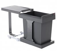 Hailo Einbaum&uuml;lleimer Hailo M&uuml;lleimer K&uuml;che Einbau 30-90cm Schrank Abfalleimer