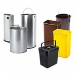 Hailo Klapptritt Hailo Inneneimer 15l aus Kunststoff hellgrau f&uuml;r Compact-Box 15/M