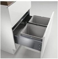 Naber M&uuml;lleimer Cox&reg; Base 360 K/600-2, Abfallsammler f&uuml;r Frontausz&uuml;ge