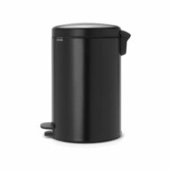 Brabantia M&uuml;lltrennsystem Treteimer Newicon 20,0 L schwarz matt