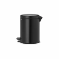 Brabantia M&uuml;lleimer Newicon Matt Black Schwarz 5 L