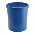 HELIT M&uuml;lleimer helit Papierkorb 30l Ku. m.Griffrand blau H405mm D350mm