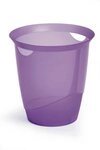 DURABLE Papierkorb Papierkorb Trend 16l transluzent lila