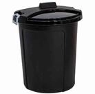 Heidrun M&uuml;lleimer Universaltonne schwarz 75 l mit Deckel