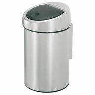 Brabantia M&uuml;lleimer Touch Bin + Wandhalterung Matt Steel 3 L