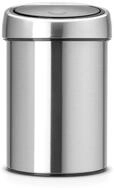 Brabantia M&uuml;lleimer Touch Bin 3 Liter Matt Steel Fingerprint Proof