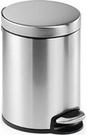 DURABLE Papierkorb TRETEIMER EDELSTAHL RUND 5 340023