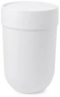 Umbra Kosmetikeimer Touch, 6L Abfalleimer mit Schwingdeckel, Badezimmereimer