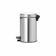 Brabantia M&uuml;lleimer Newicon 3 Liter Confident Brilliant Steel