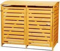 promadino M&uuml;lltonnenbox Vario III, f&uuml;r 2 Tonnen, robust aus zertifiziertem