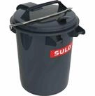 SULO M&uuml;lleimer Systemm&uuml;lleimer 35l grau Kunststoff, m.Alu-B&uuml;gel