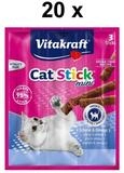 Vitakraft Katzensnack Cat-Stick mini Scholle & Omega 3, 60 x 6g, Snack f&uuml;r: Katzen