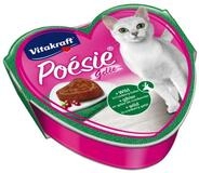 Vitakraft Katzenfutter Poesie Gelee, Wild mit Cranberries, 15 Schalen, Nassfutter