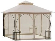 Outsunny Pavillon Gartenpavillon mit Doppeldach