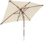 anndora-sonnenschirm Sonnenschirm 2 x 3 Meter Balkonschirm rechteckig knickbar, LxB: