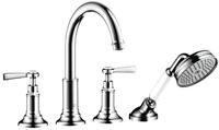 hansgrohe Wannenarmatur Axor Montreux 4-Loch Fliesenrandarmatur Hebelgriff