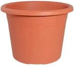 Geli Pflanzk&uuml;bel Cylindro Blumentopf Terracotta &ndash; &Oslash;50cm Kunststoff...