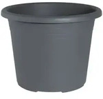Geli Pflanzk&uuml;bel Cylindro Blumentopf Anthrazit &ndash; &Oslash;60cm Kunststoff Pflanztopf 72L