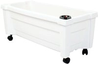 KHW Pflanzk&uuml;bel, Pflanzkasten auf Rollen mit Bew&auml;sserungssystem, BxTxH: 79x35x33 cm