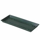 Geli Blumentopfuntersetzer Standard Untersetzer eckig 40 cm dunkelgr&uuml;n 40 x 15,5 cm