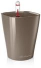 Lechuza&reg; Blumentopf Pflanztopf Mini Deltini taupe hochglanz