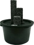 Ubbink Gartenbrunnen Modena, 12 cm Breite, Wasserbecken BxT: 68x68 cm,