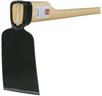 Ideal Gartenhacke Idealspaten Rheinische Hacke mit gerader Schneide geschmiedet