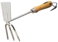 Siena Garden Gartenhacke Doppelh&auml;ckchen ClassicLine Unkrauthacke Grubber Hacken