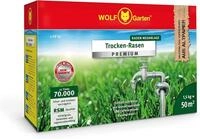 WOLF Rasensamen WOLF-Garten - Trocken-Rasen Premium L-TP 50 m&sup2;, rot